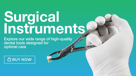 Dental products on instrustments