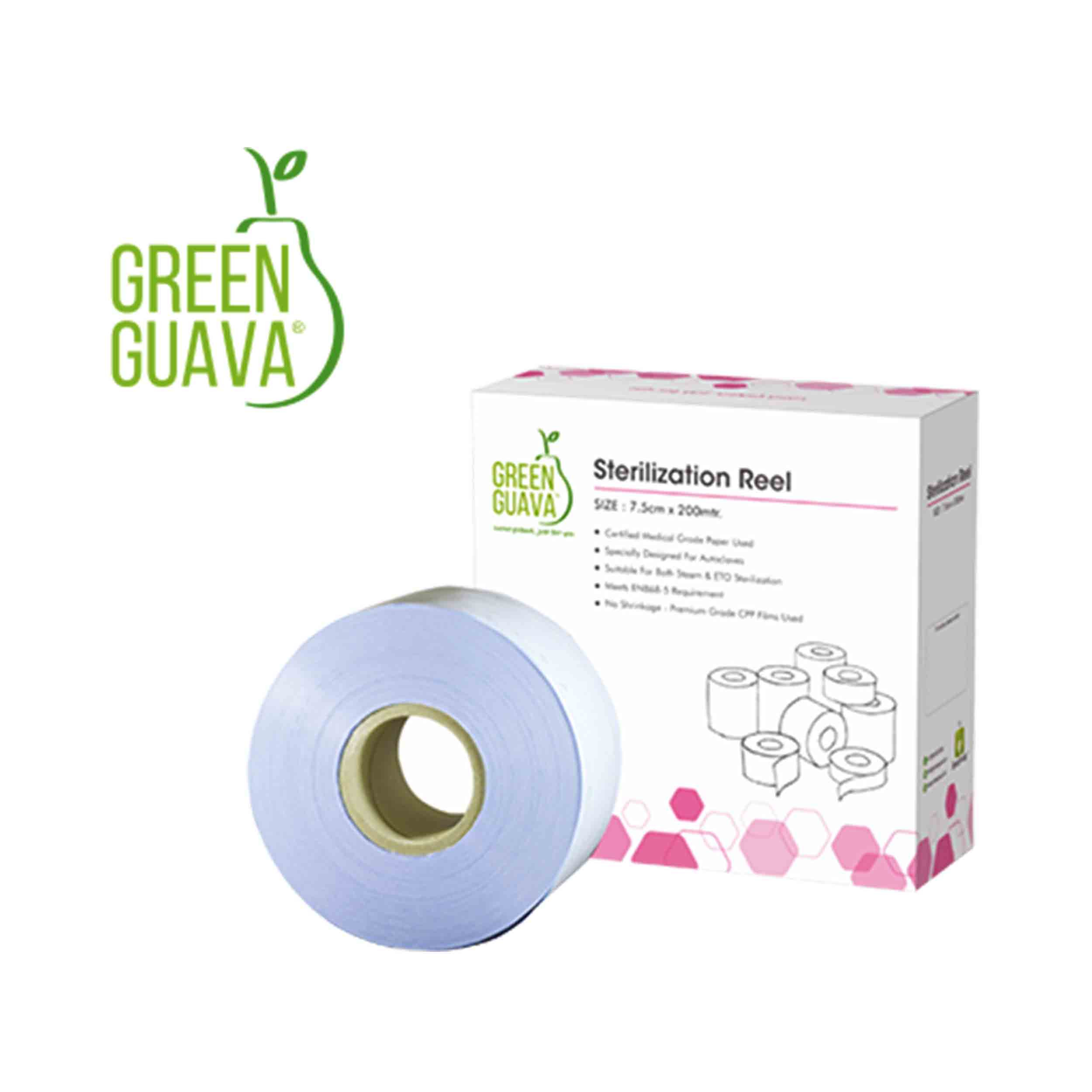 Green Guava Sterlization reel 75mm x 200 mtr.