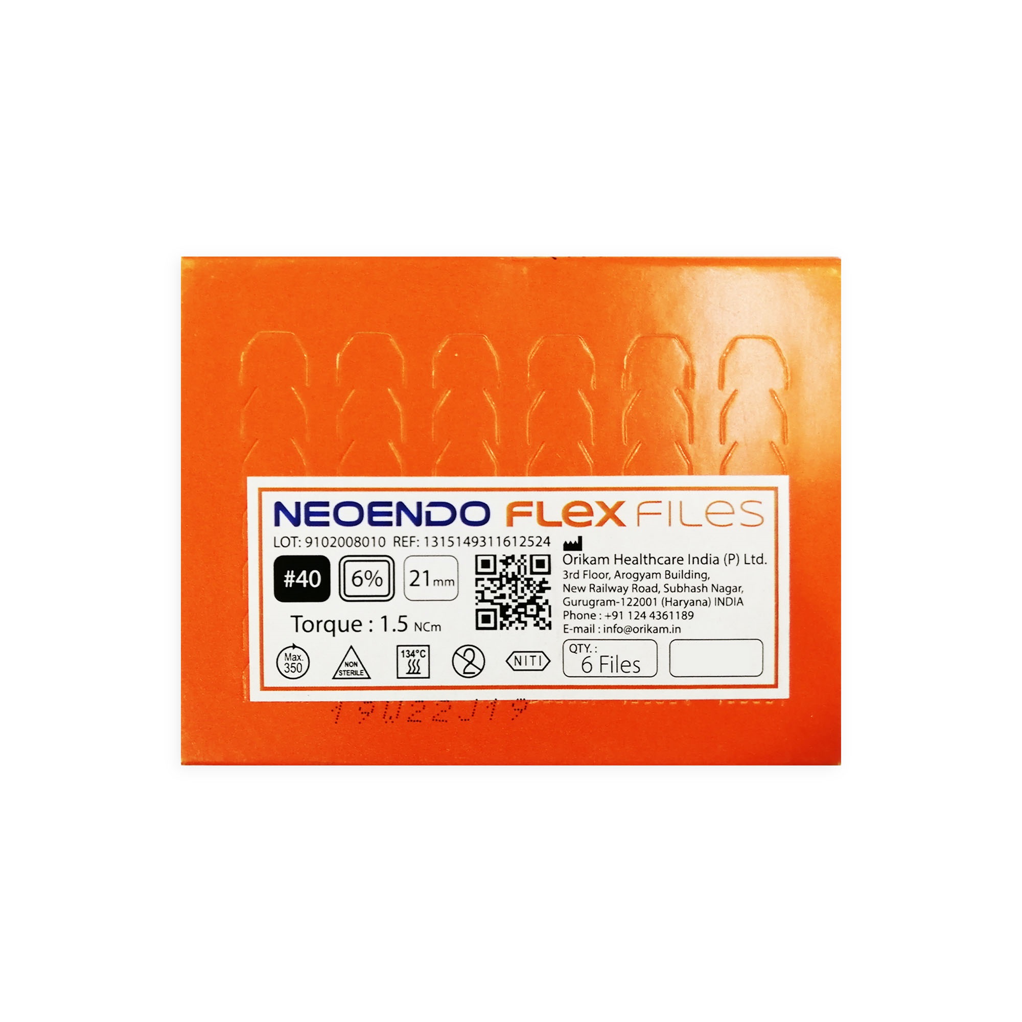 NeoEndo Flex Files 25mm 25/4 Endo Rotary Files