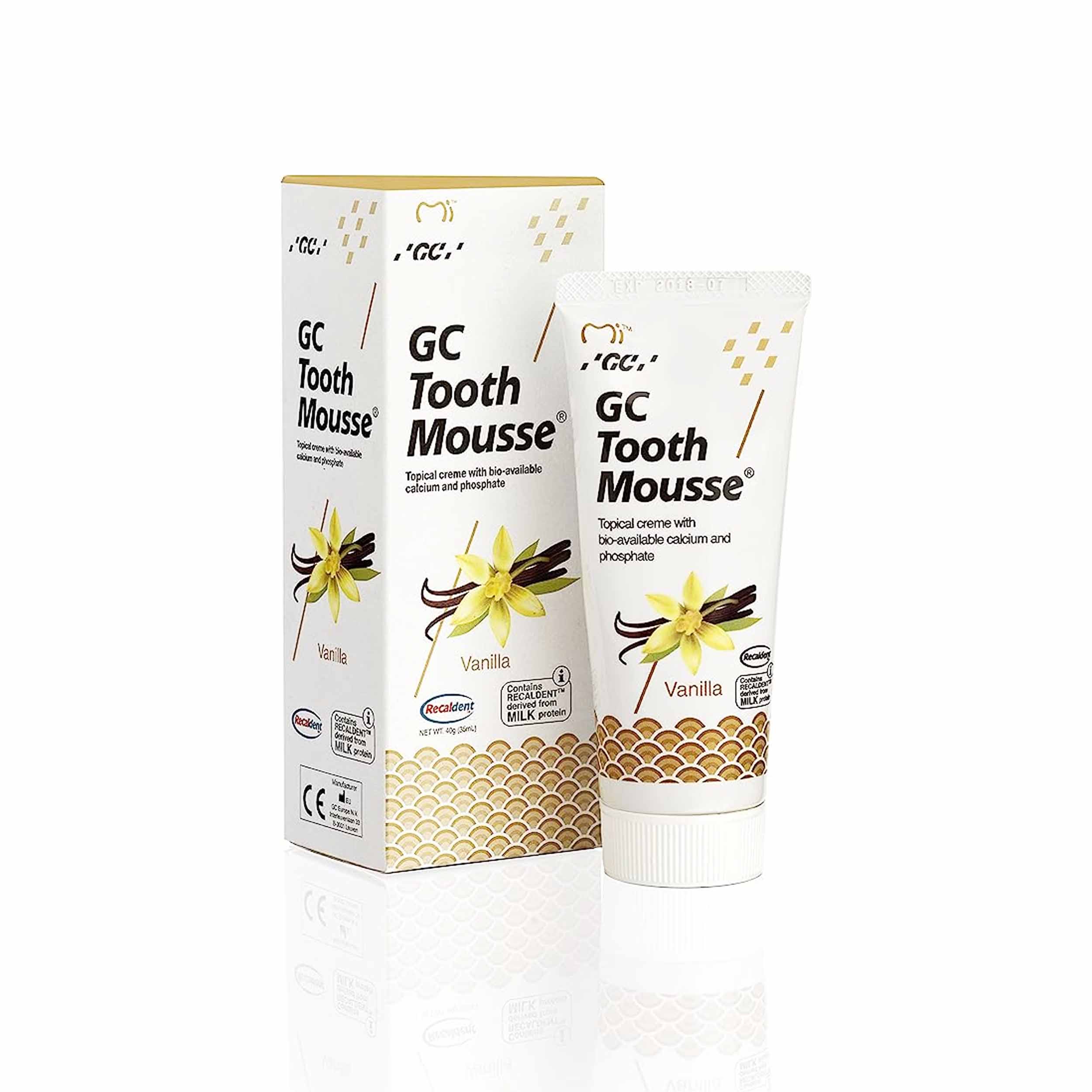 GC Tooth Mousse Vanilla Flavor 40gm Tube