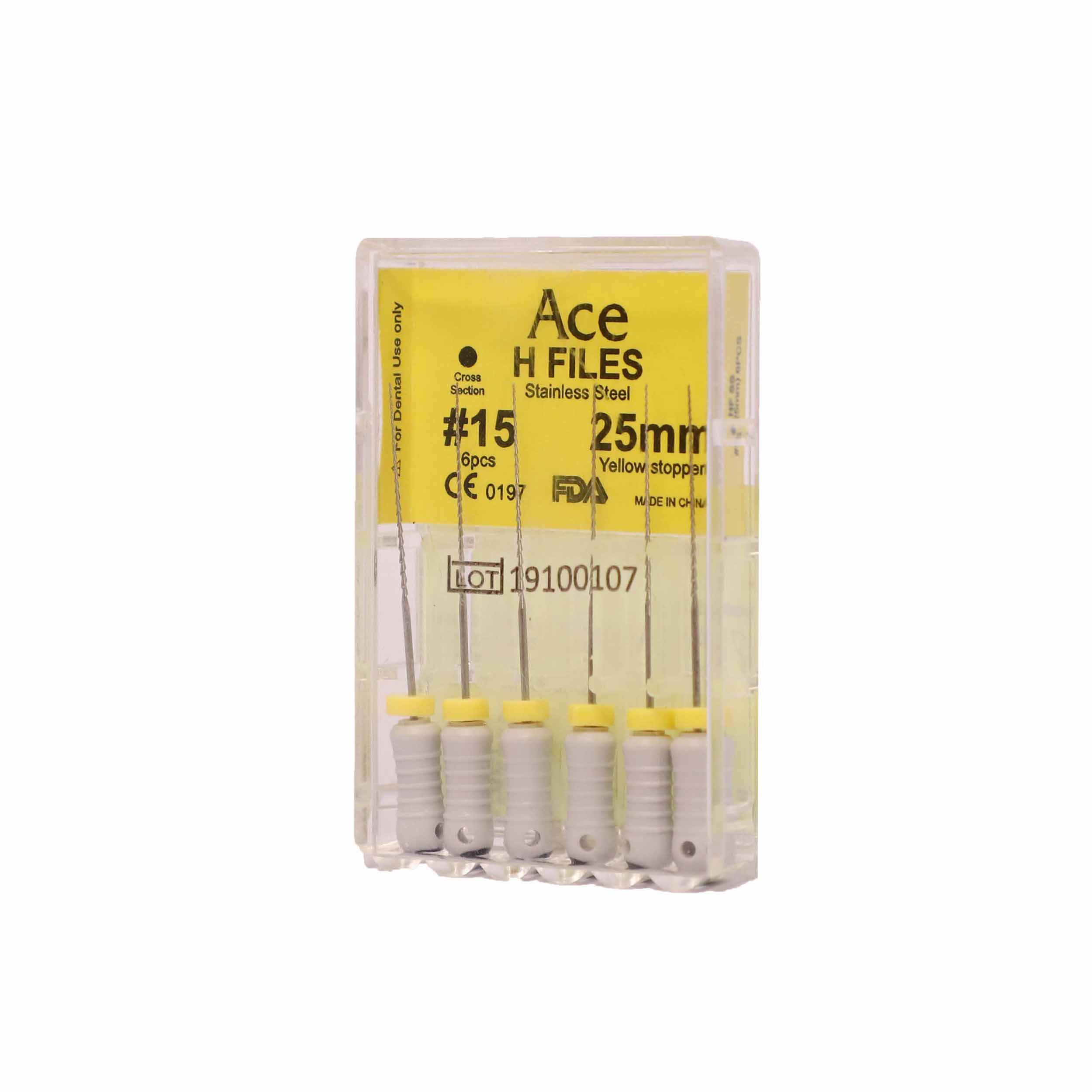 Prime Dental Ace H Files #15 25mm (Pack Of 5)