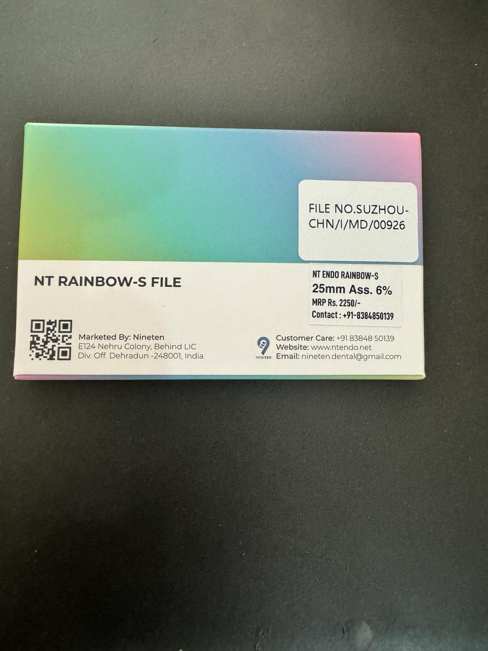 NT RAINBOW-S FILE 25MM Ass 6%