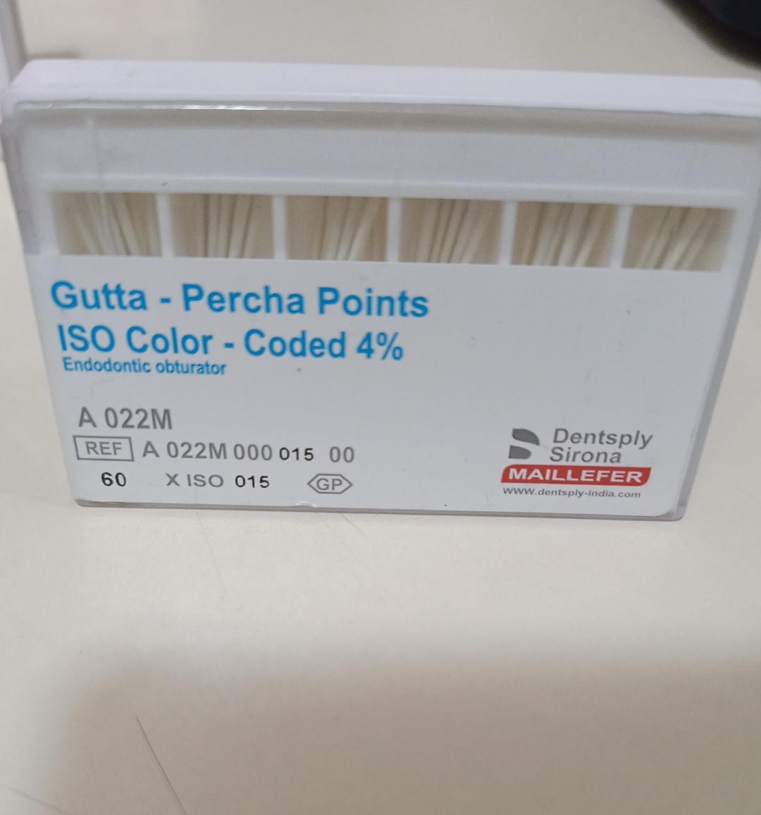 Gutta Percha Points 4% 15No Dentsply