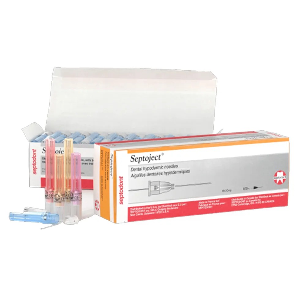 Septodont Septoject Needles For Dental Cartridge Syringe 30g/25mm