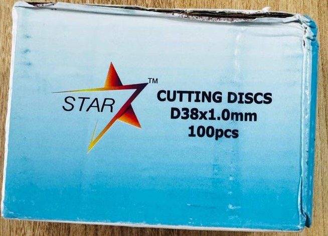 Agkem Star Abrasive Separating Discs - 38 X 1.0MM (100 Discs)