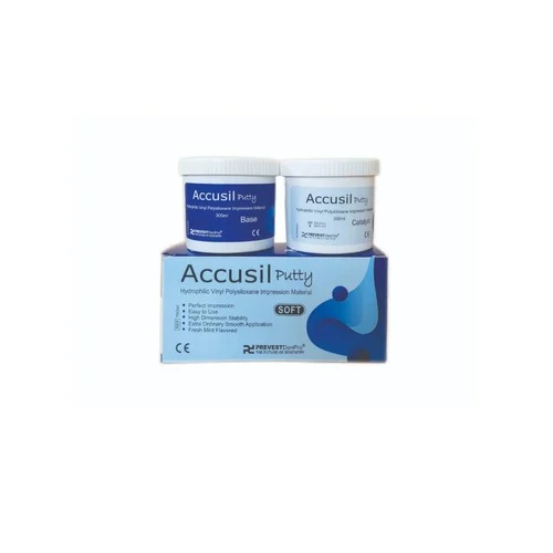 Prevest Denpro Accusil Soft Putty - 300ml Base,300ml Catalyst Impression Material