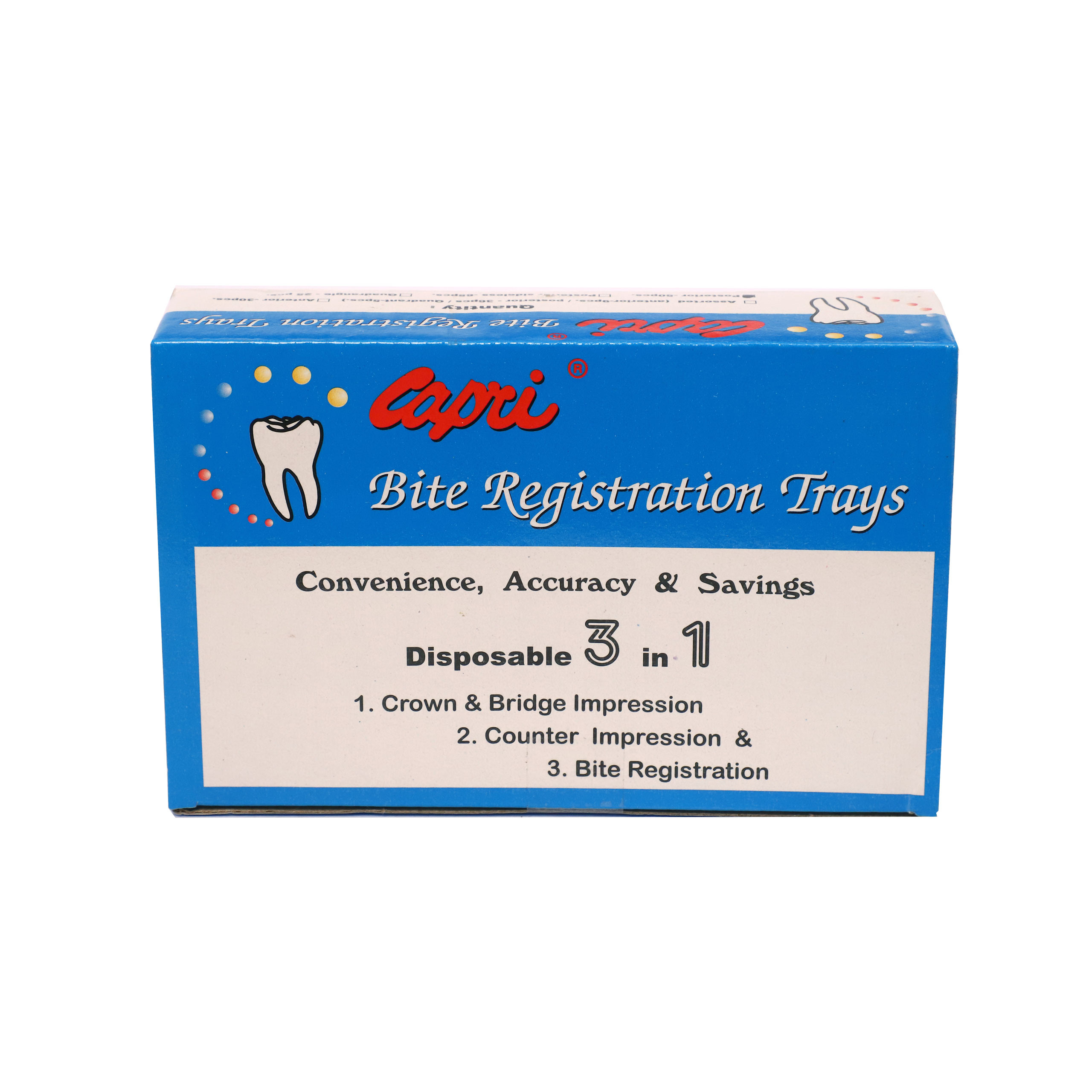 Capri Posterior Bite Registration Trays