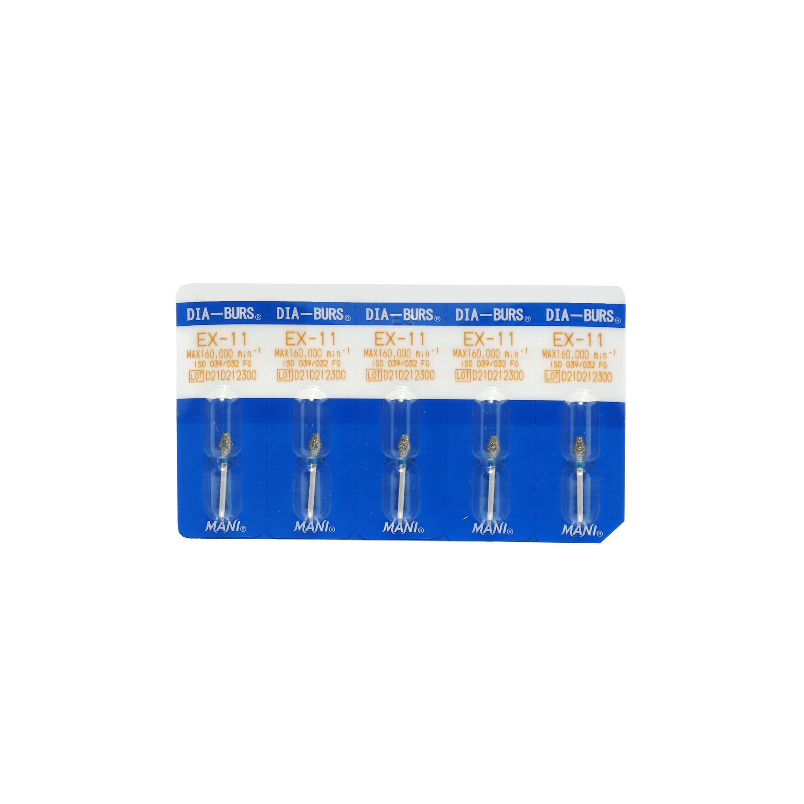 Mani Diamond Bur EX-11 (5 Pcs.)