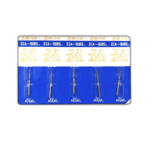 Mani Diamond Bur TC-21 (5 Pcs.)