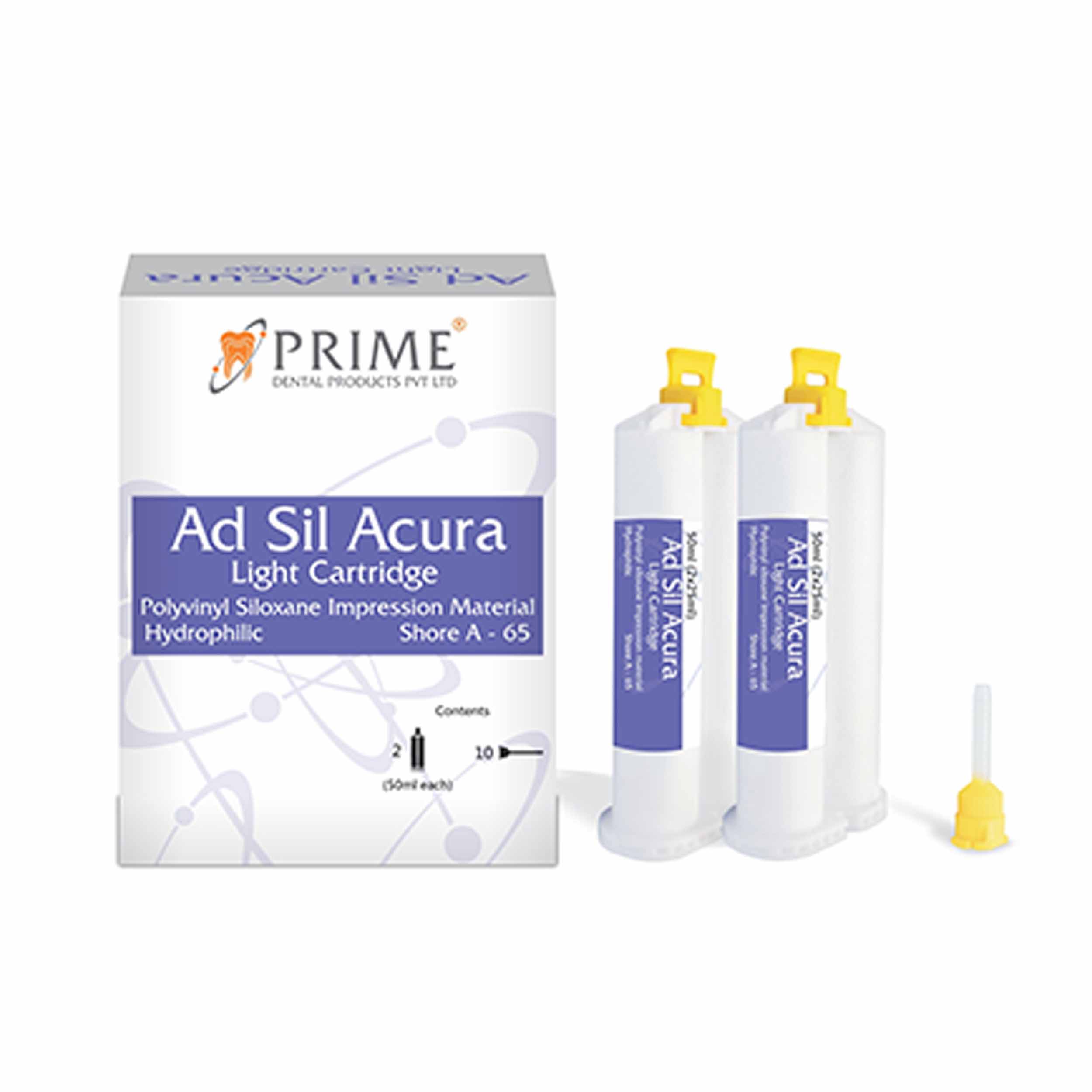 Prime Ad Sil Acura Kit Light Cartridge 2x50ml