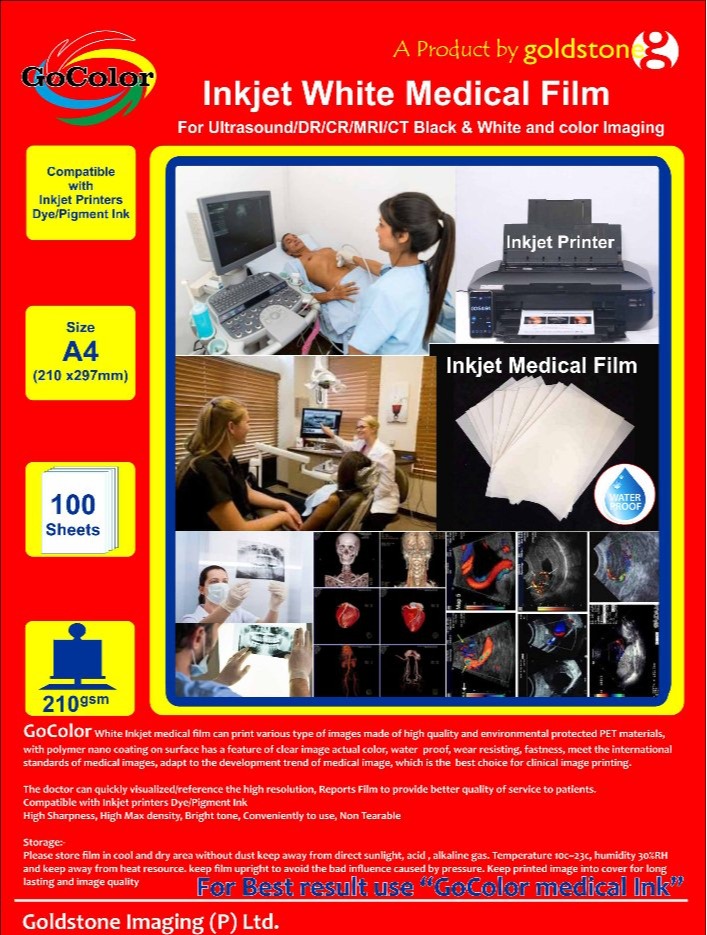 Inkjet White Medical Film