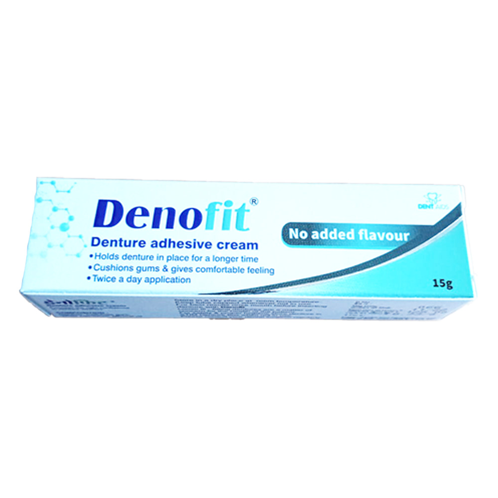 Buy Dentaids Denofit Denture Adhesive Cream 15gm Online at Best Prices