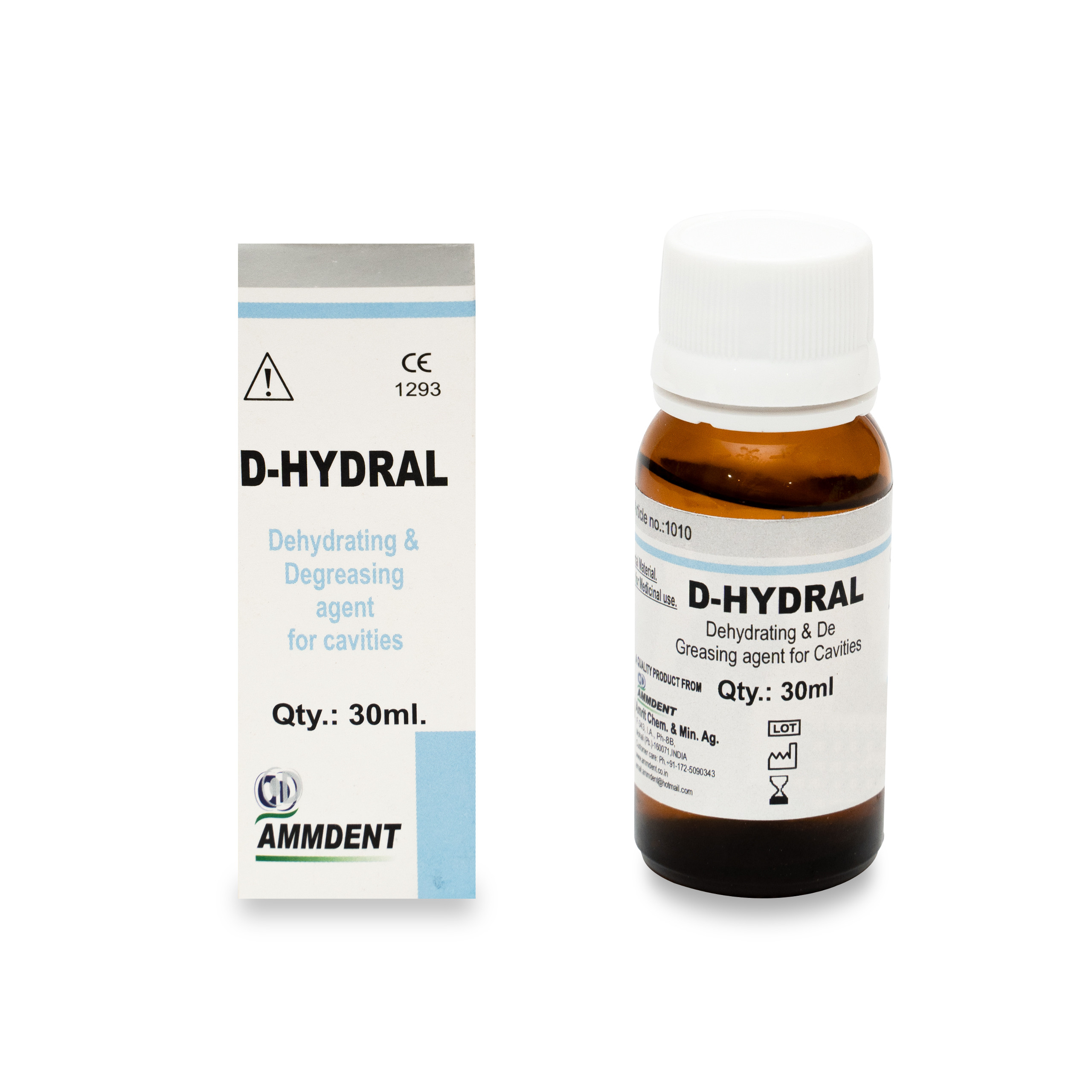 Ammdent D-Hydral Dehydrating and Degreasing Agent for Cavities (Pack of 2)