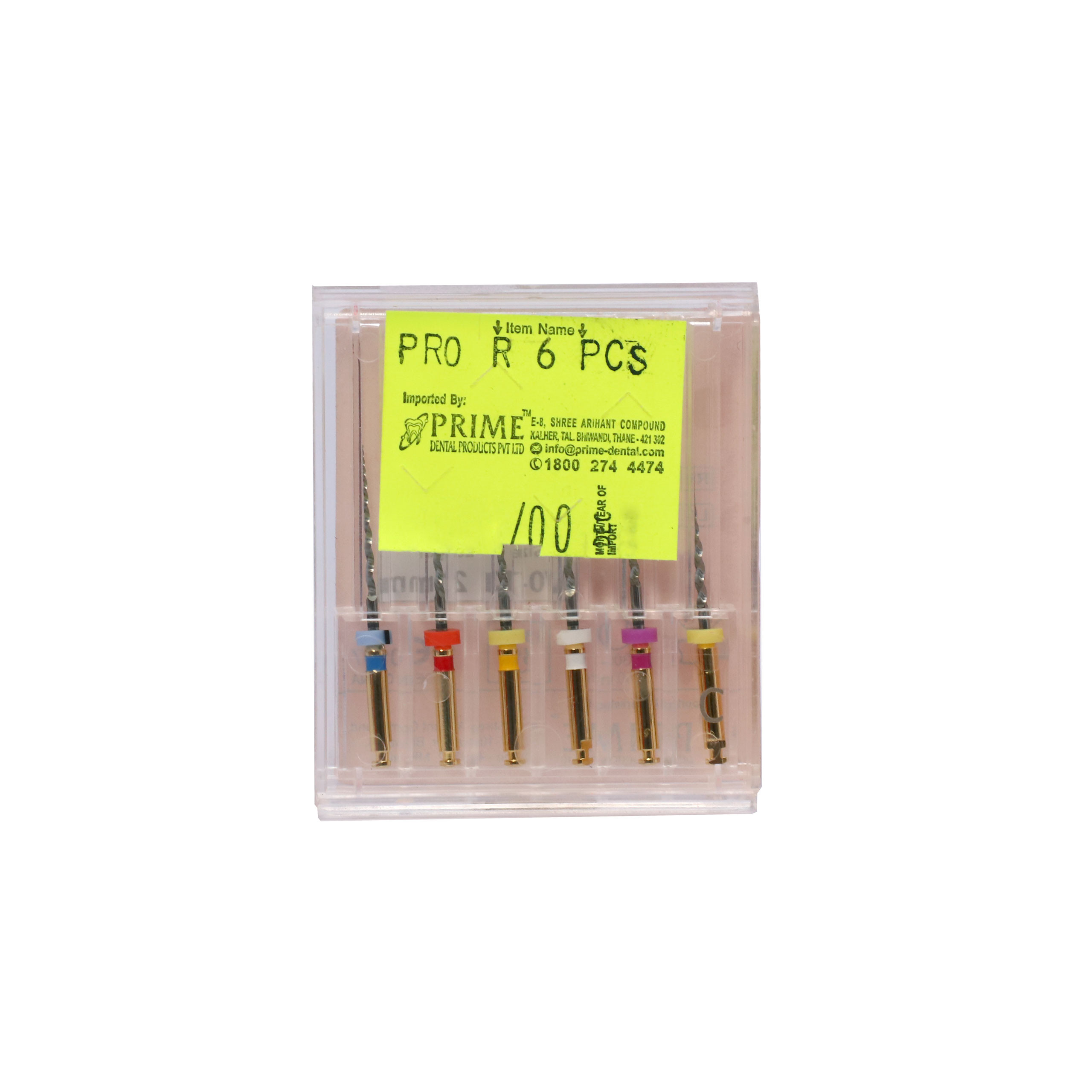 Prime Dental ACE Pro Rotary Files V0-T3 21mm