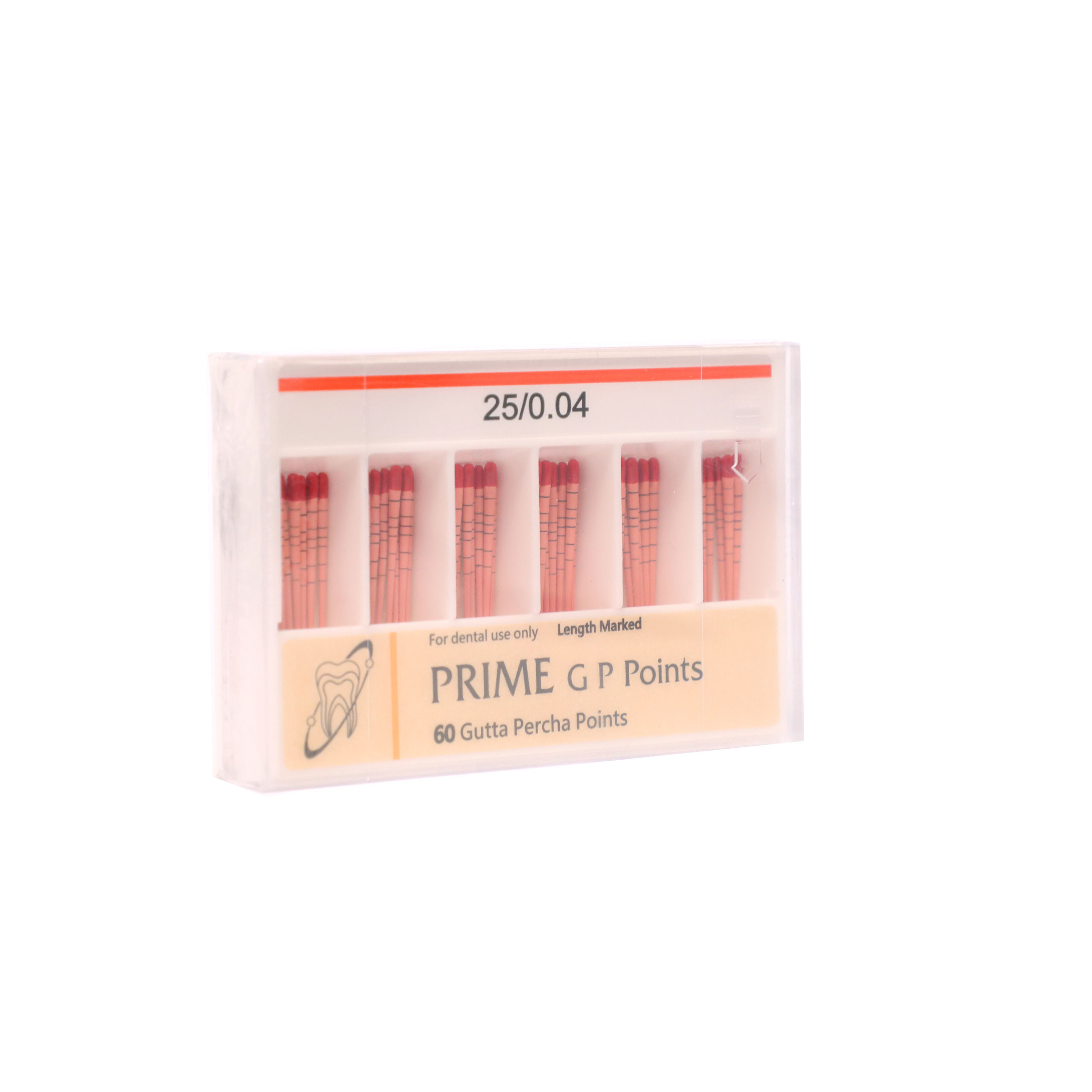 Prime Gutta Percha Points 4%, 25