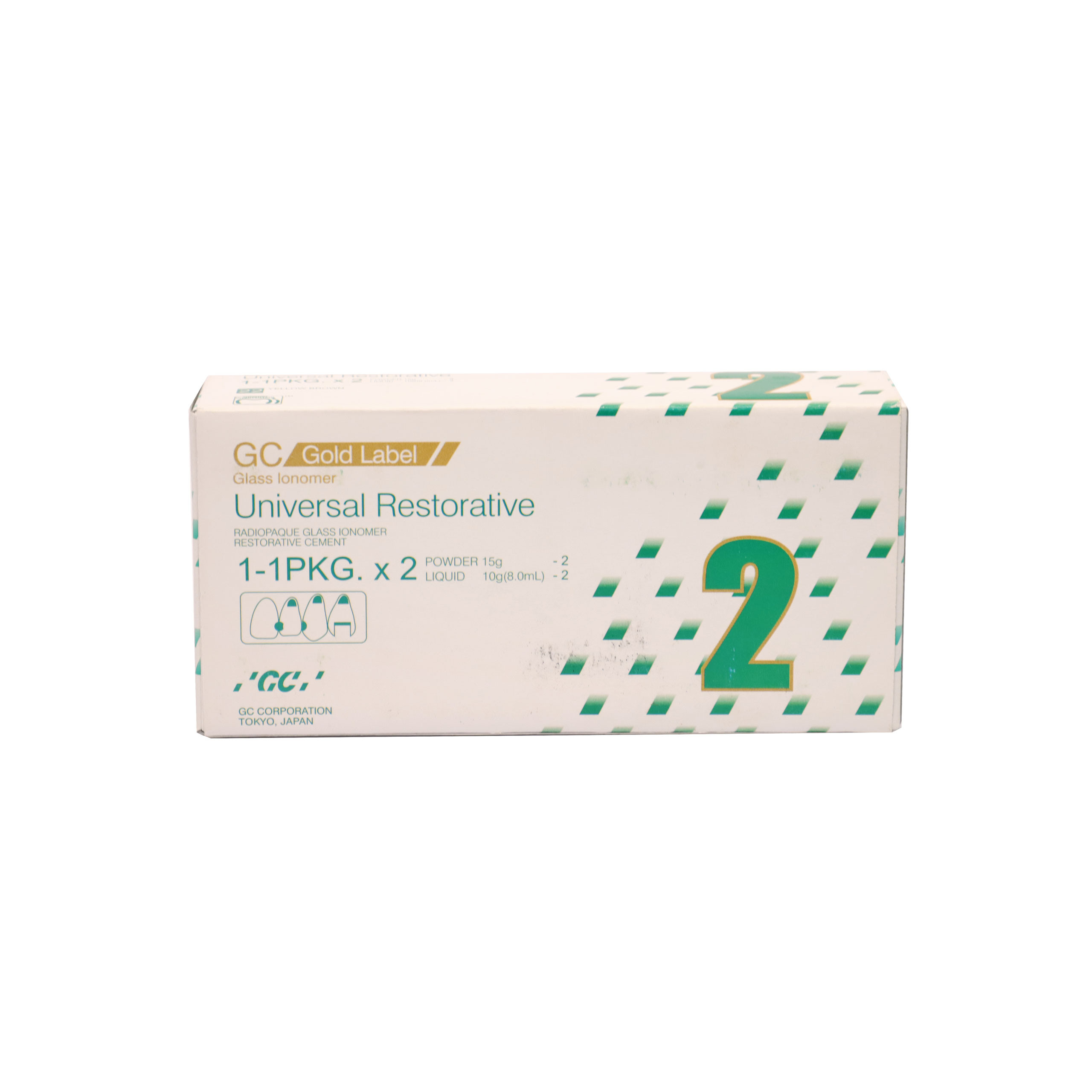 GC Gold Label 2 Universal Restorative 1-1PKG X 2 (Twin Pack)