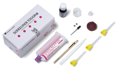 Tokuyama Sofreliner Tough S (Soft) Kits Silicone Based Soft Denture Liner Material