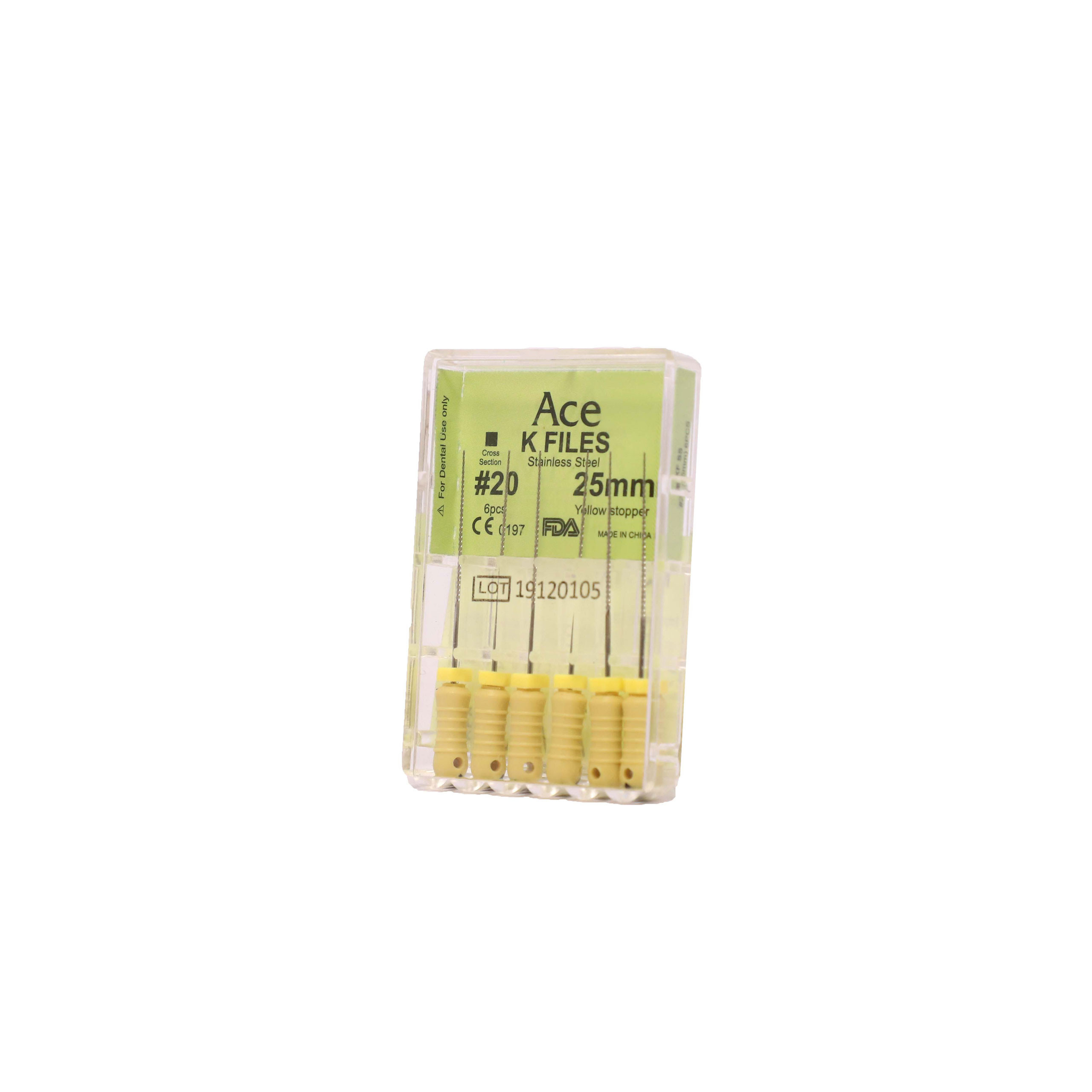 Prime (ACE) K file- no-20 25mm SS