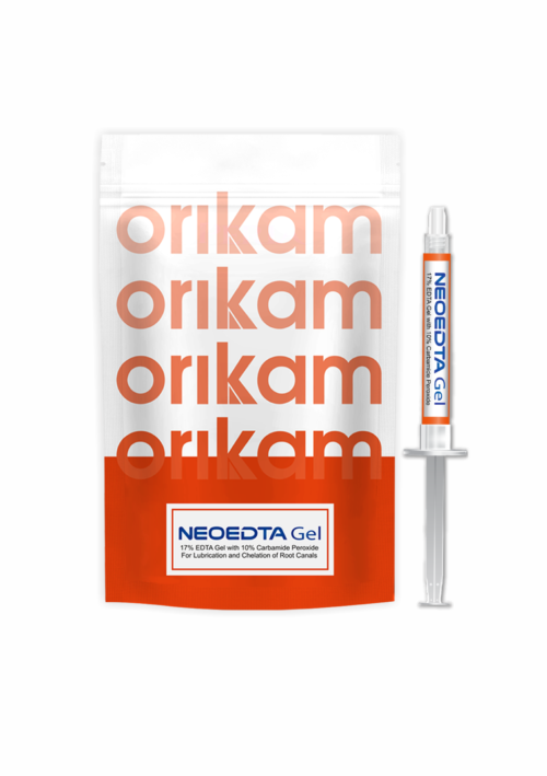 Orikam Neoedta Gel 17% EDTA Gel with Carbamide Peroxide for Lubrication and Chelation of Root Canals