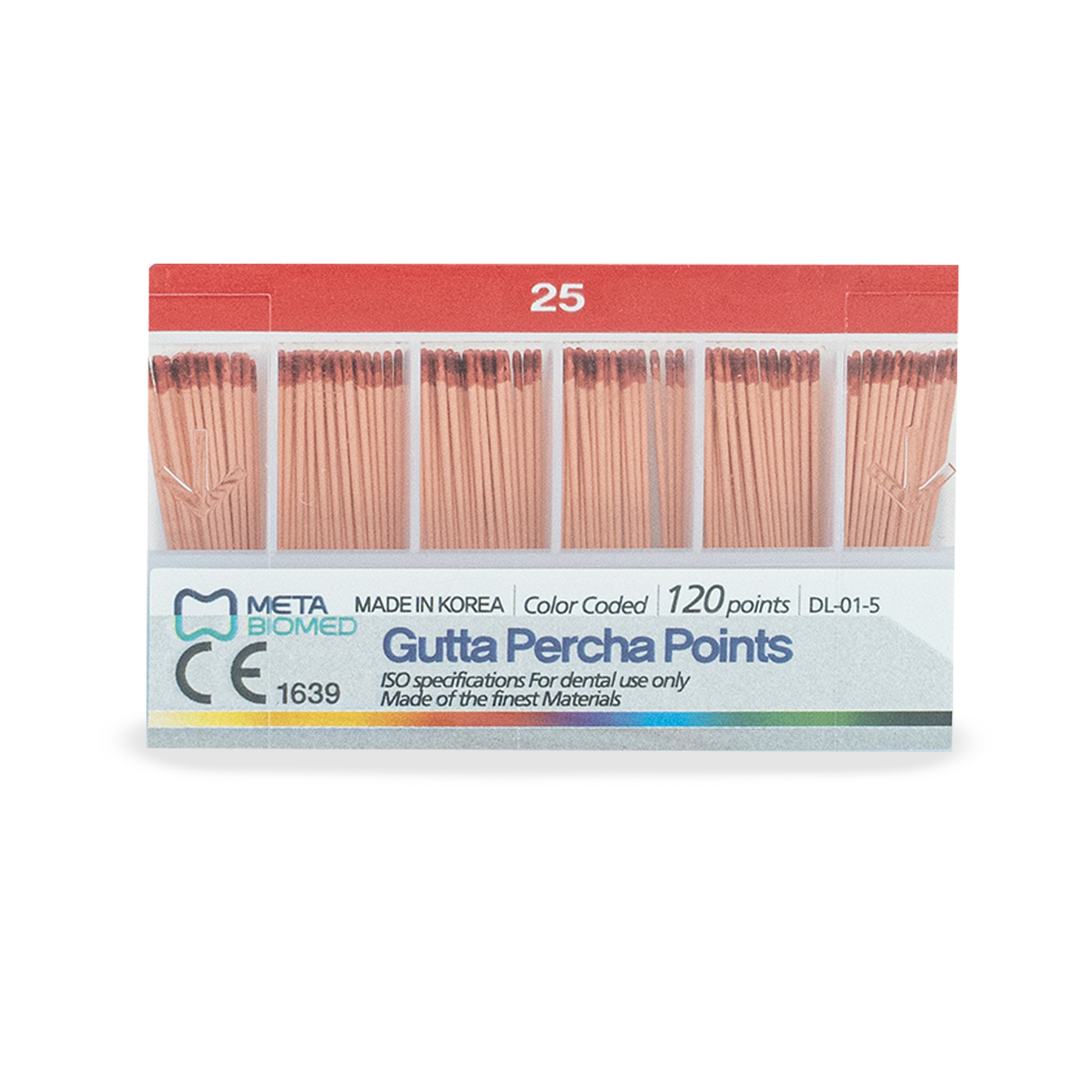 Gutta-percha Points 25 (0.2Taper)