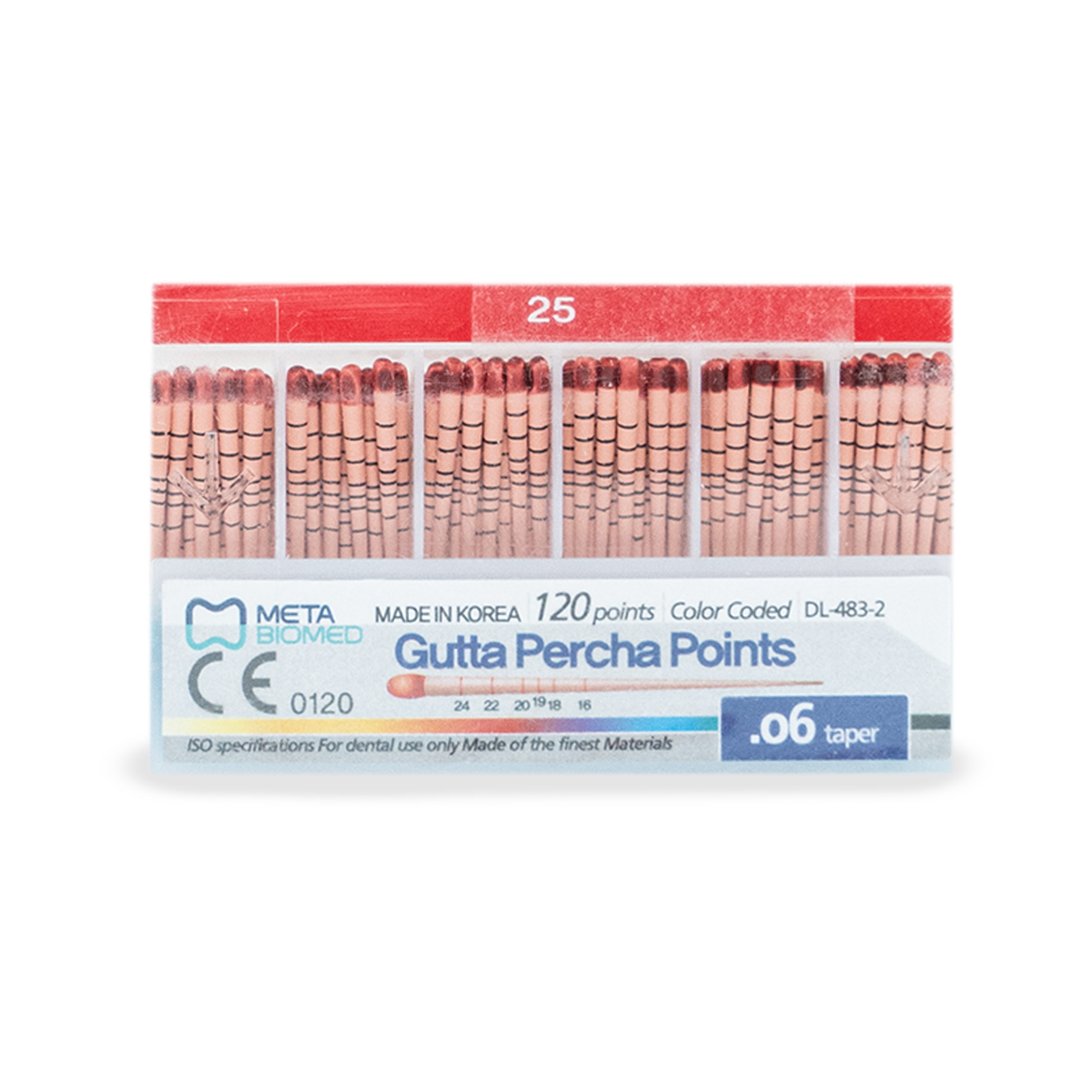 Gutta-Percha Points 25 (0.6 taper)