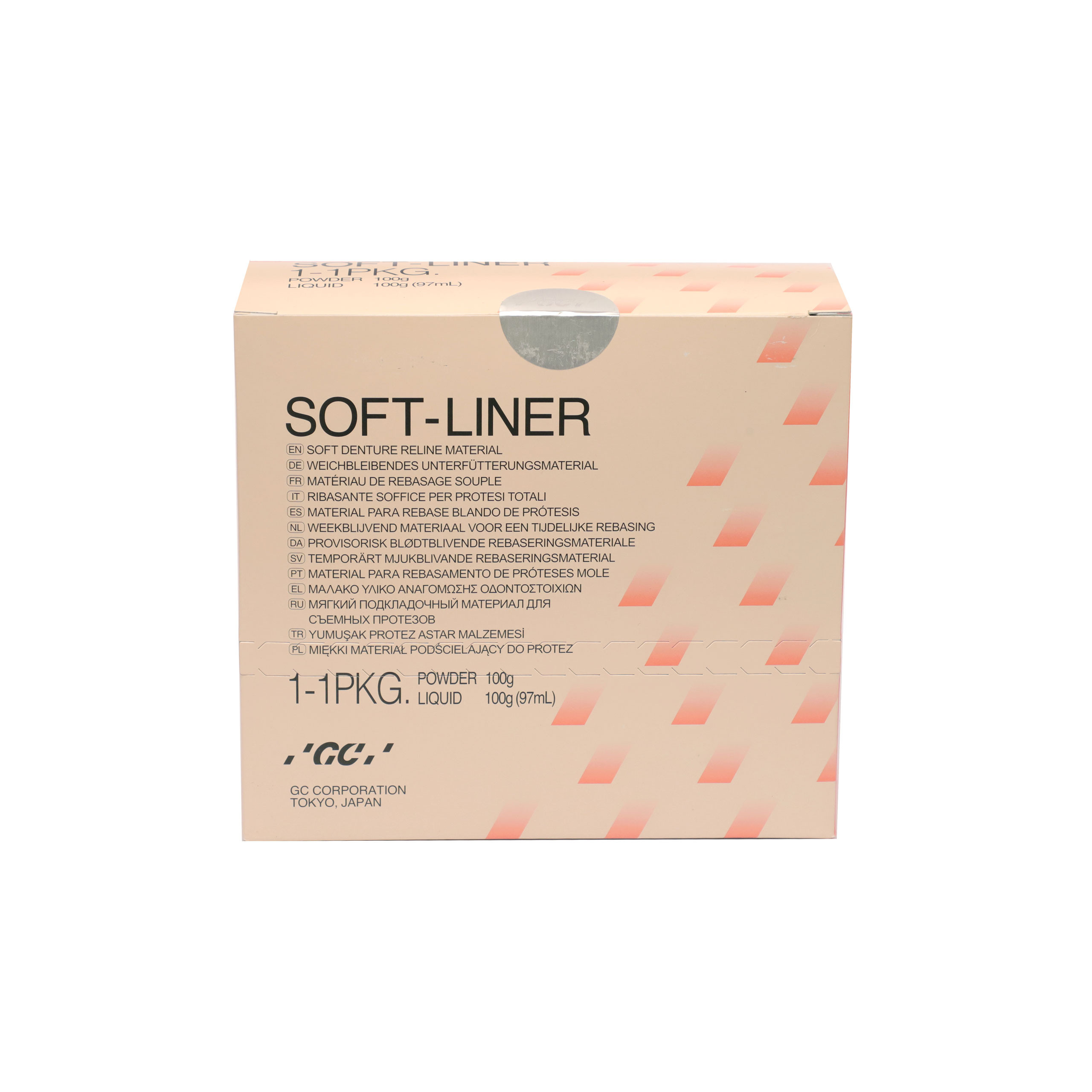 Gc Soft Liner 1-1pkg  Powder 100g Liquid 100g (97ml)