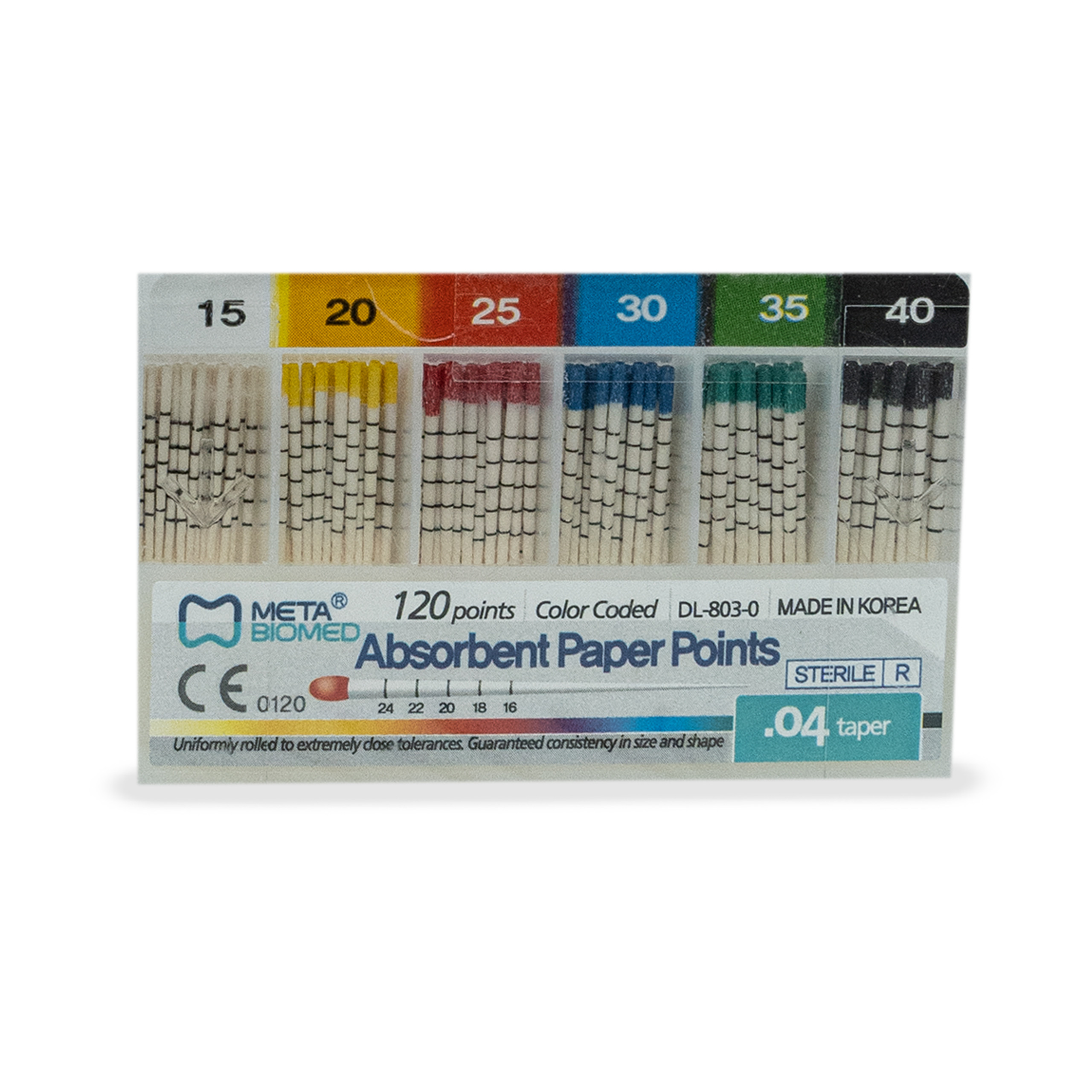 Meta Biomed Absorbent Point 15-40 4%