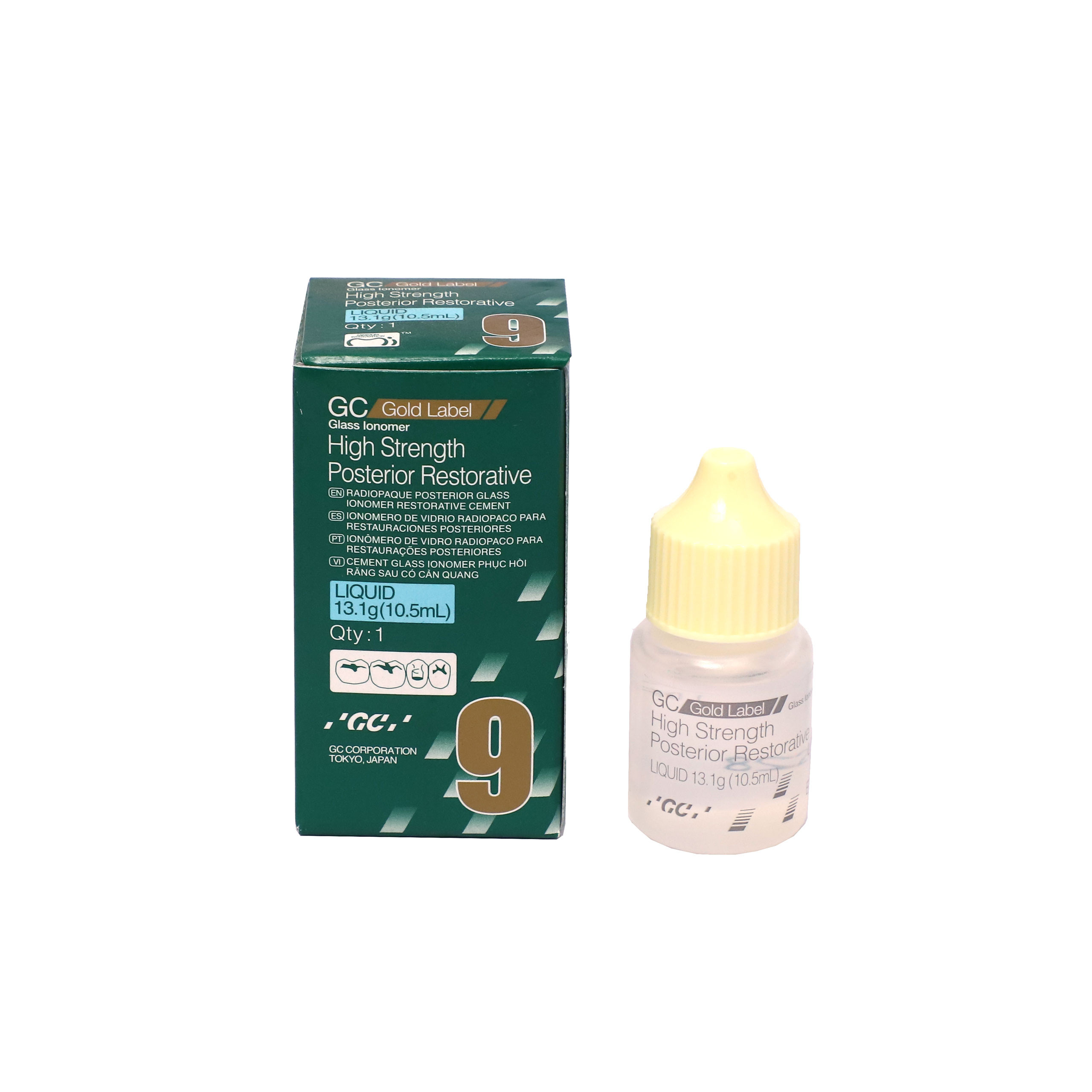 GC Gold Label 9 High Strength Posterior Restorative Liquid 13.1g (10.5mL)