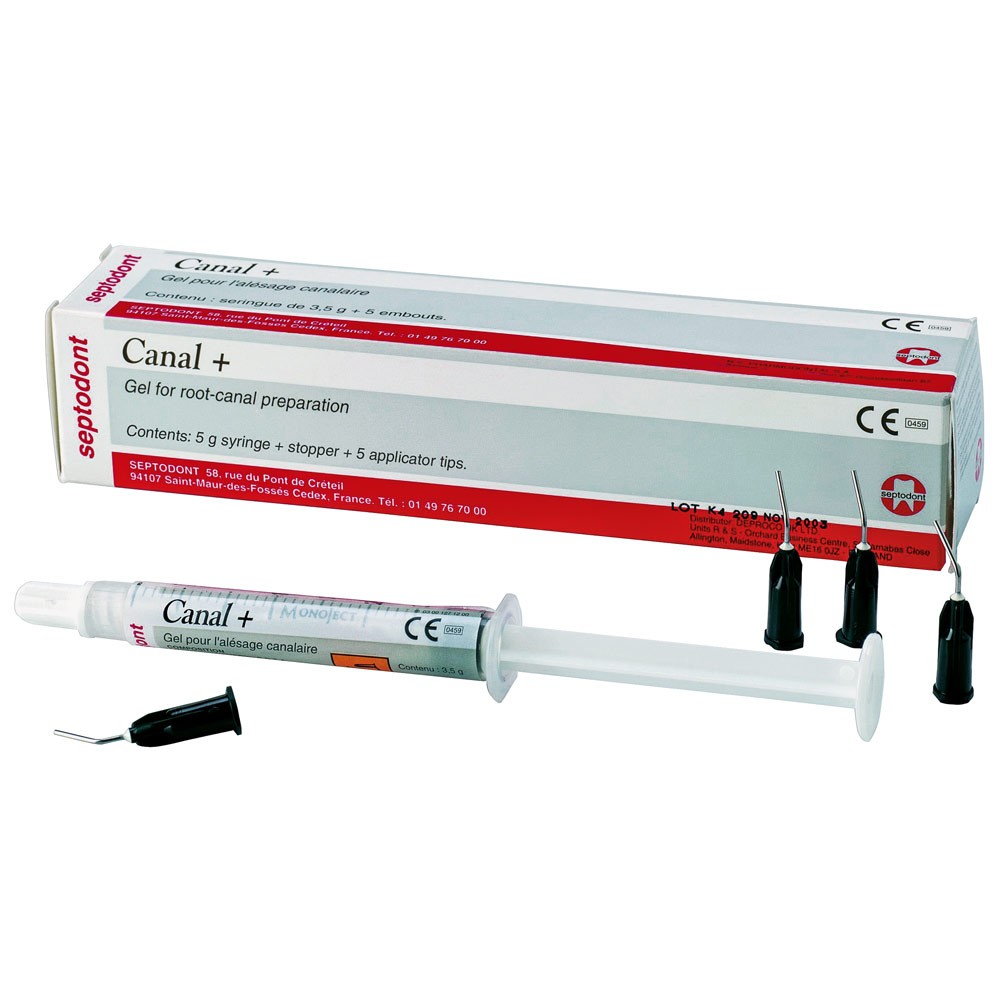 Septodont Canal + EDTA Gel 17% Root Canal Preparation Gel 5gm Syringe