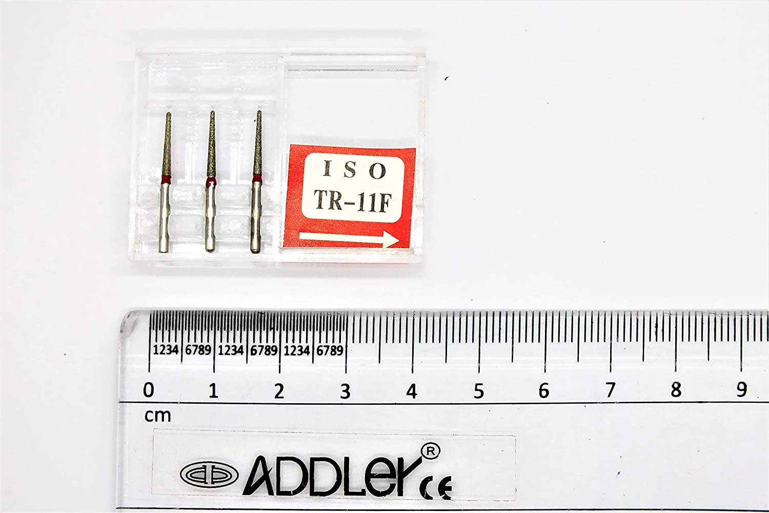 DENTAL DIAMOND BUR BC31 & TR11F FG AIR ROTOR REDUCER SWISS DIA PREMIUM BURS. EXCELLENT DIAMOND GRAINS FOR HIGH SPEED ROTOR. PACK OF 3 BURS