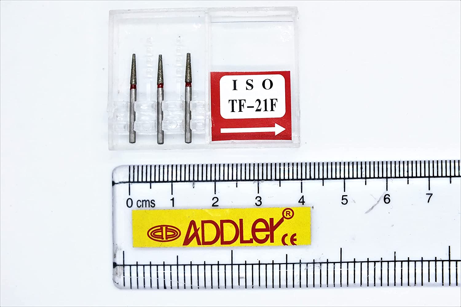 DENTAL BURS BR45 & TF21F FG DIAMOND COATED SWISS DIA HIGH SPEED 2 PACK OF 6 BURS TOTAL.