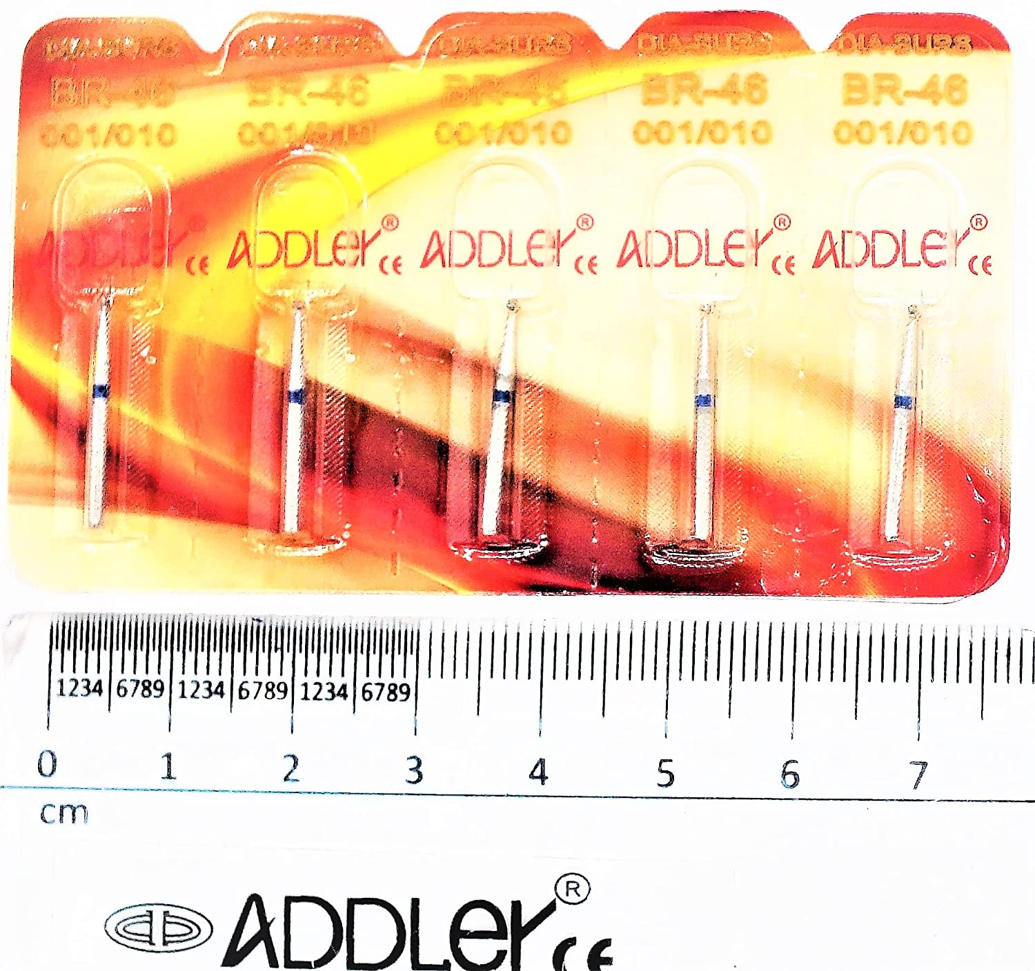 ADDLER HIGH SPEED BR46 & TC12 FG AIR ROTOR DIA BURS.