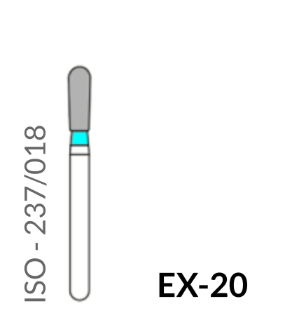 Precident Bur Magic Bur  Natural Diamond Bur FG EX 20 Bur (5Pcs)