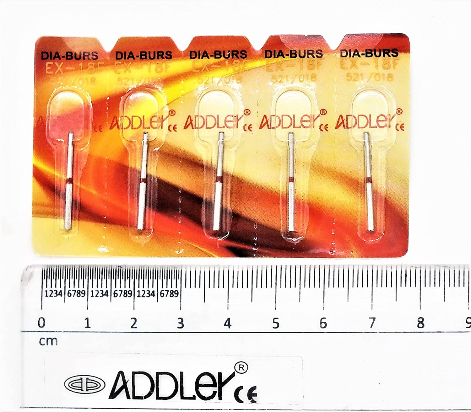 ADDLER DENTAL EX18F & SI45 FG Air Rotor High Speed Dia Burs.