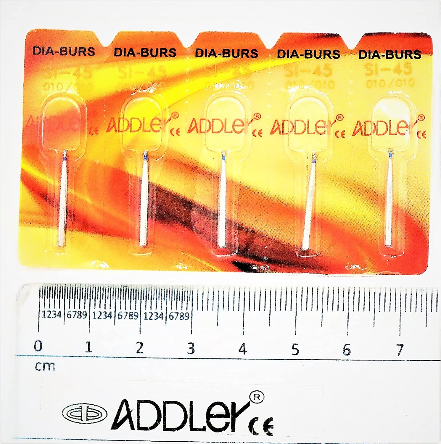 ADDLER DENTAL EX18F & SI45 FG Air Rotor High Speed Dia Burs.