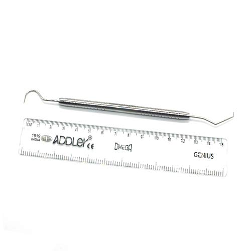 ADDLER Dental Explorer Double Ended Premium Solid 6 MM