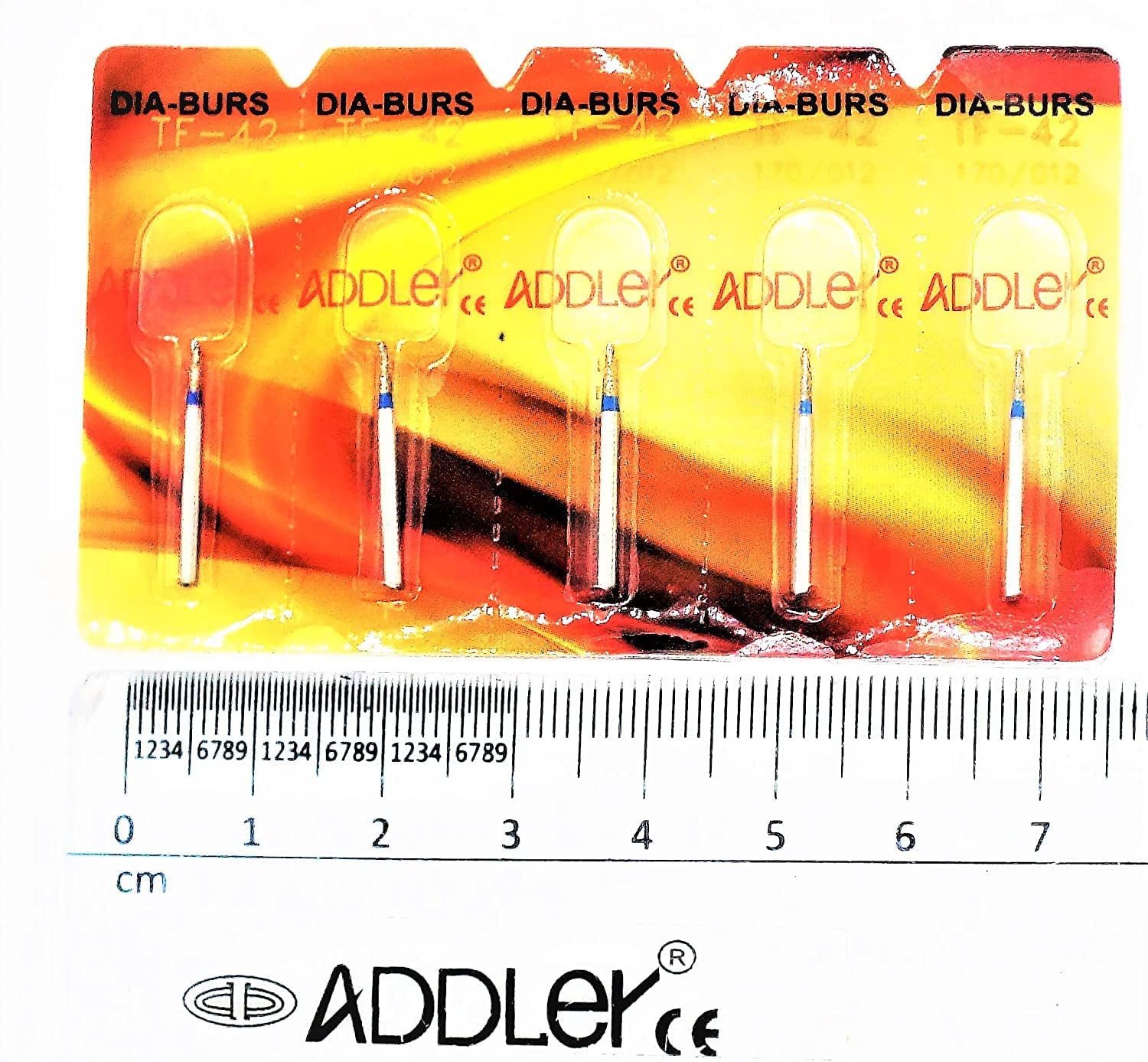 ADDLER DENTAL  FO54C & TF42 HIGH SPEED FG AIR ROTOR DIA BURS.