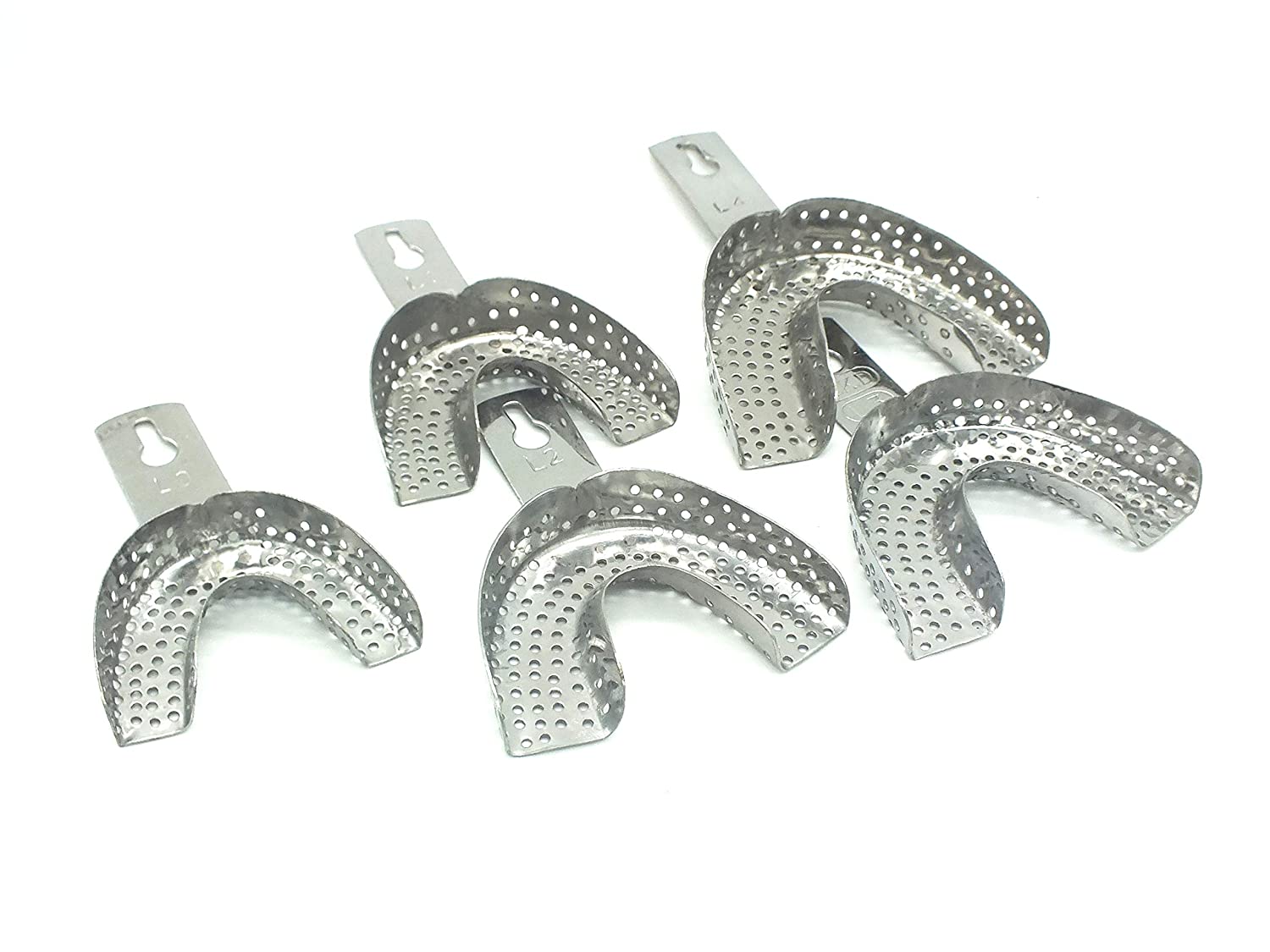 ADDLER Indian Metal Impression Tray Pack Of 10 Pieces