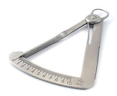 ADDLER DENTAL CROWN IWANSON/METAL GAUGE CALIPER MEASURING TOOL.