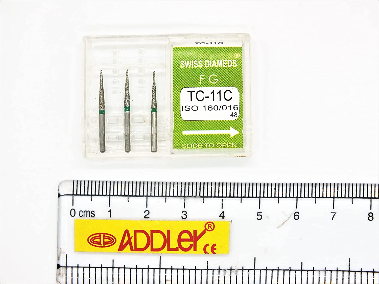 DENTAL DIAMOND COATED SO-20 & TC-11C BURS FG SWISS DIA HIGH SPEED 2 PACK OF 6 BURS TOTAL.