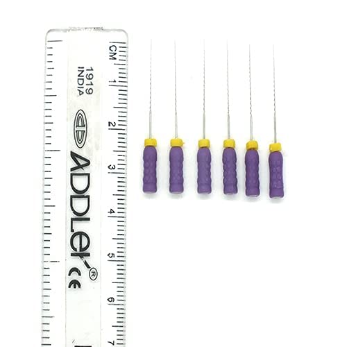 Strength Dental Niti H File 25 Mm Root Canal File Size 10 (Pack Of 6)