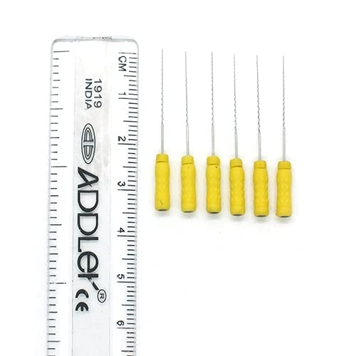 Strength Dental Niti H File 25 Mm Root Canal File Size 20 (Pack Of 6)