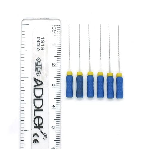 Strength Dental Niti H File 25 Mm Root Canal File Size 30 (Pack Of 6)