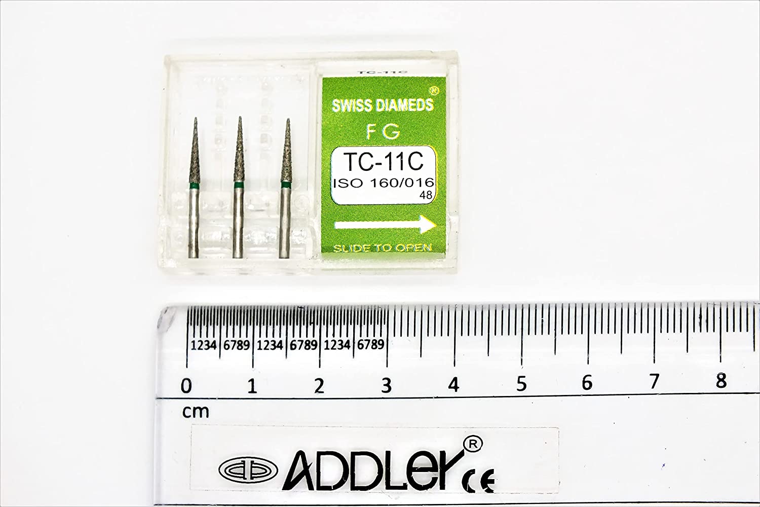 DENTAL DIAMOND BUR TC-11C & TF-41 FG AIR ROTOR REDUCER SWISS DIA PREMIUM BURS. EXCELLENT DIAMOND GRAINS FOR HIGH SPEED ROTOR. PACK OF 3 BURS