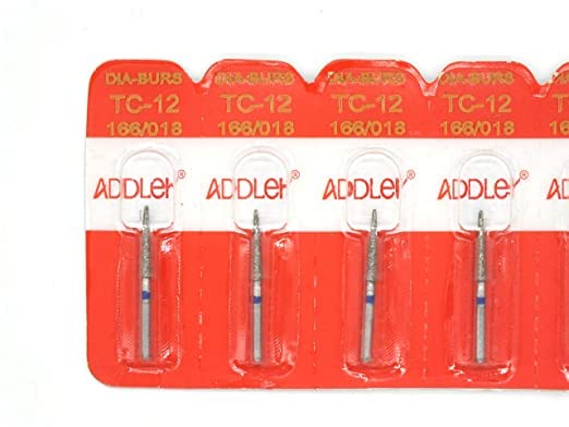 ADDLER DENTAL BUR TC-12 AIR ROTOR FG DIAMOND MULTILAYERED COATED ABRASIVE