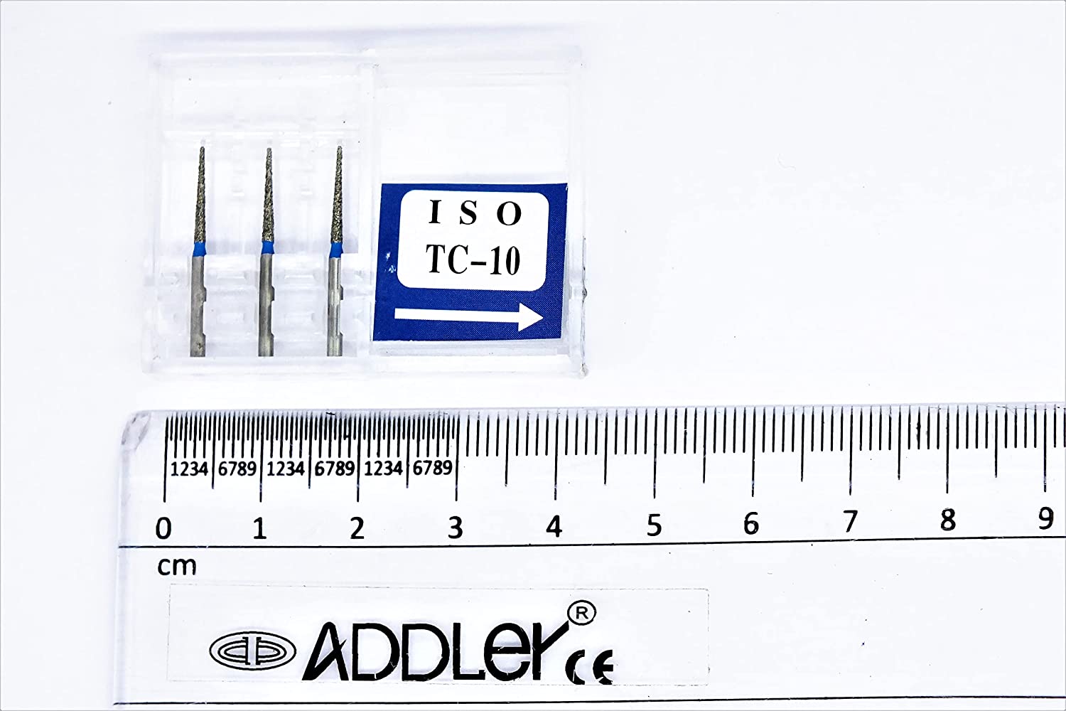 DENTAL BURS TC10, FO11 DIAMOND COATED SWISS DIA HIGH SPEED 2 PACK OF 6 BURS TOTAL.