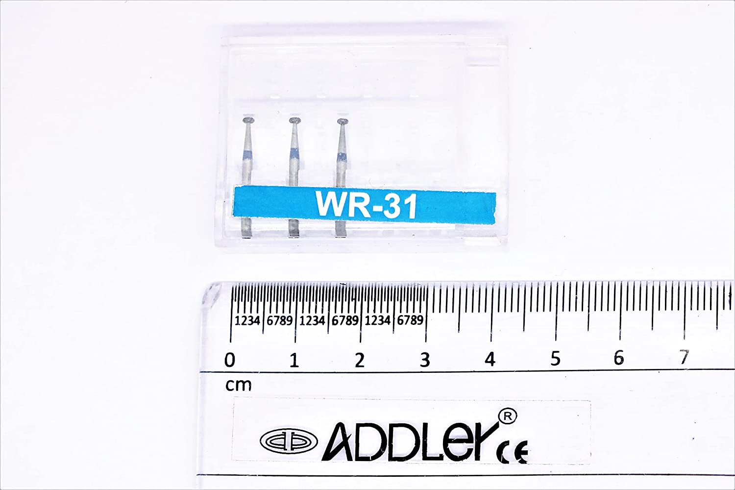 DENTAL SWISS DIA TC10, WR31 HIGH SPEED BURS FG DIAMOND COATED 2 PACK OF 6 BURS TOTAL.