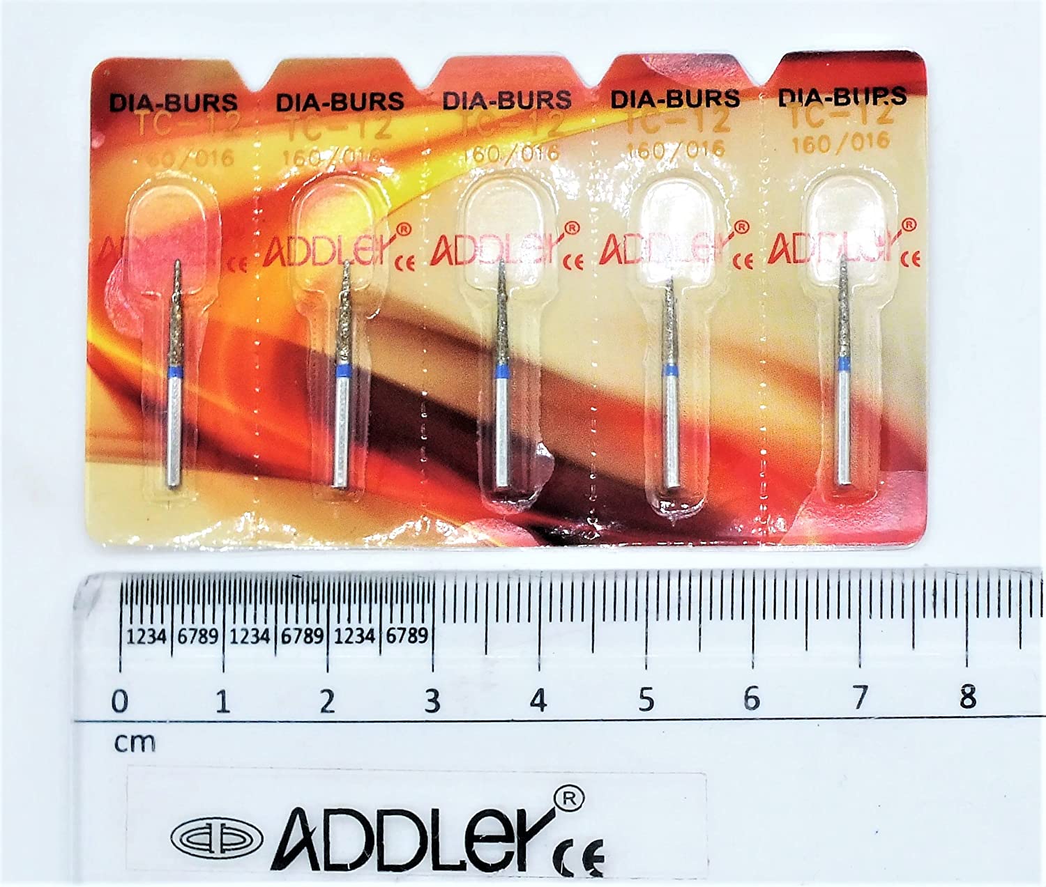 ADDLER TC12 & FO54C DENTAL FG Air Rotor High Speed Dia Burs.