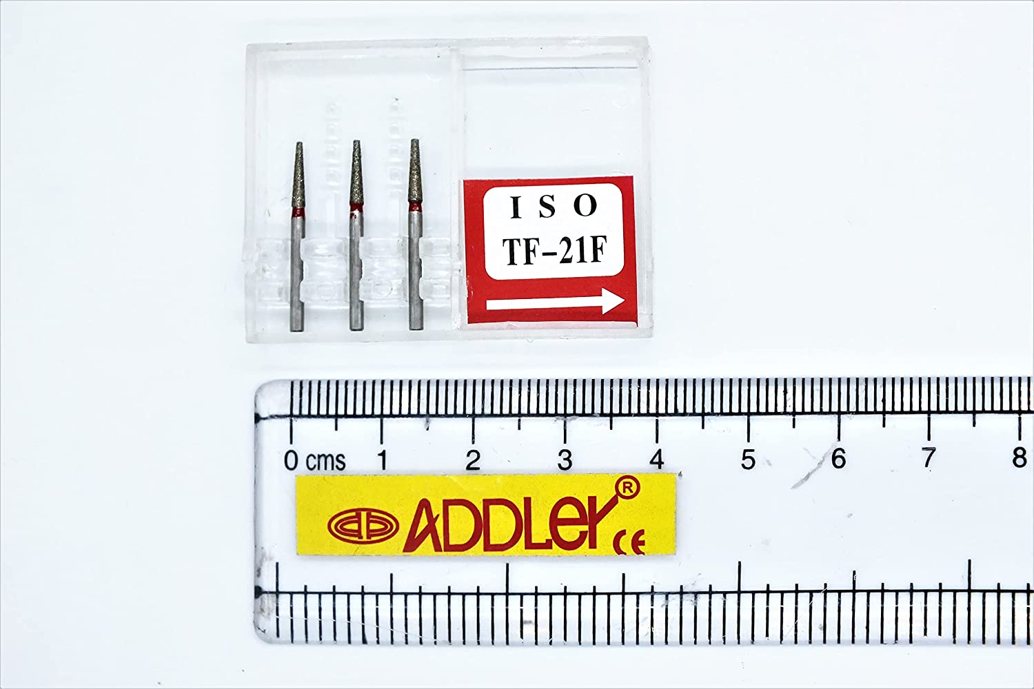 DENTAL DIAMOND COATED BURS TF-21F & SO-20 FG SWISS DIA HIGH SPEED 2 PACK OF 6 BURS TOTAL.