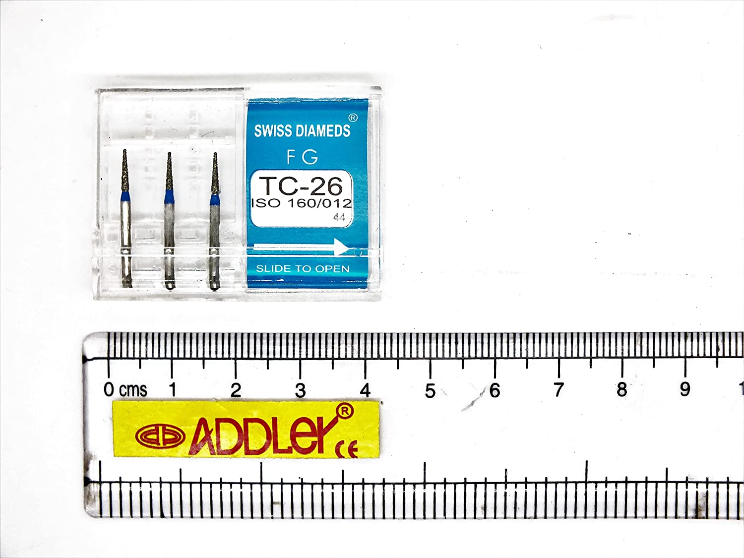 SWISS DIA DENTAL FG DIAMOND COATED BURS TF-41 & TC-26 HIGH SPEED 2 PACK OF 6 BURS TOTAL